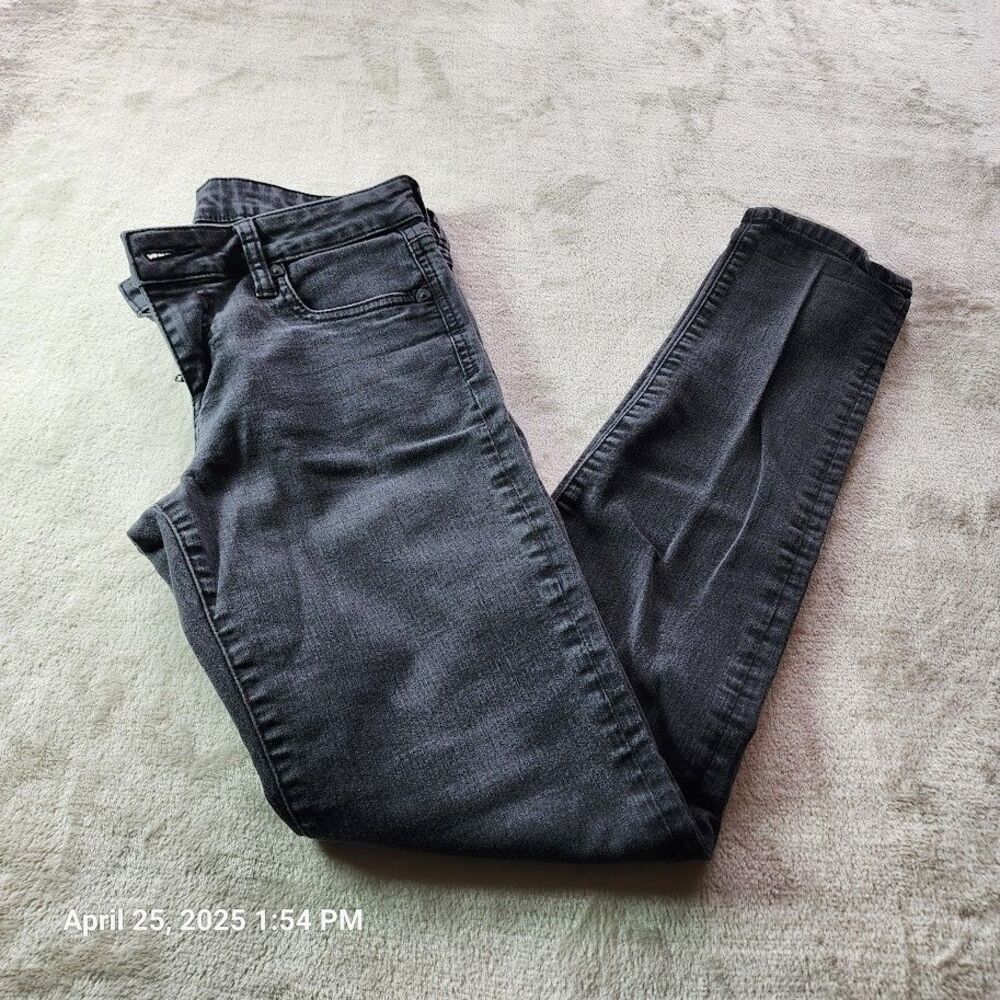 Kut From the Kloth Skinny Jeans Womens 4 Black Kp488mw2 Stretch 5 Pocket Design